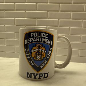 NYPD Police Coffee Mug City Of New York Police‎ Dept White 11 Oz Official